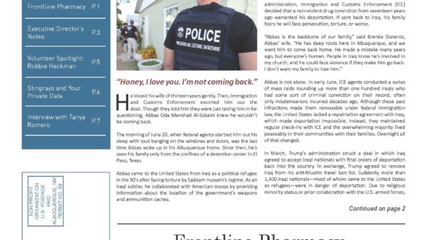 First page of the Summer 2017 Torch