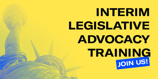 Interim Legislative Advocacy Training Banner