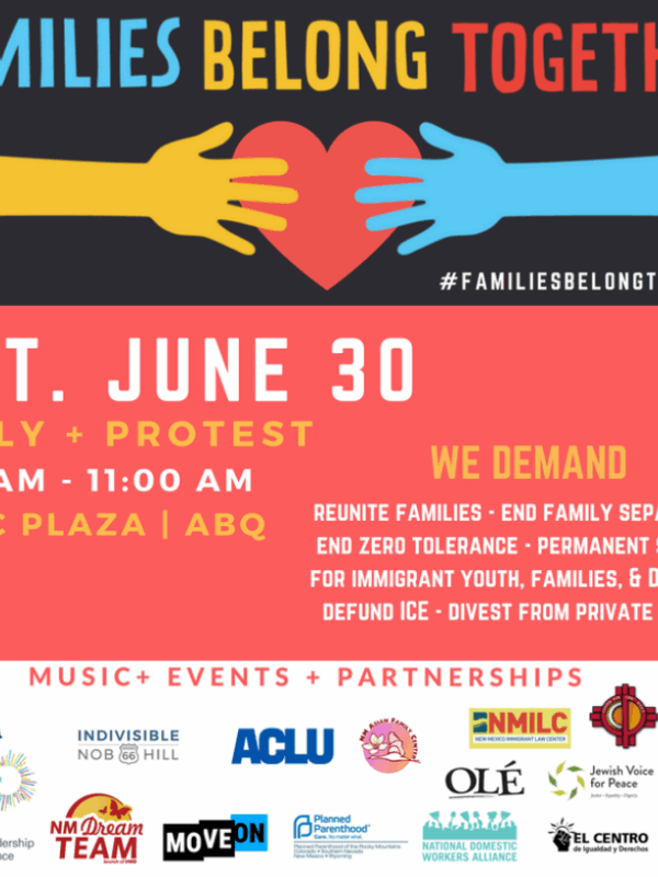Families Belong Together Invite