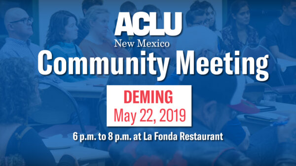 Deming Community Meeting