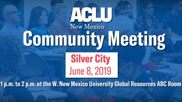 Silver City Community Meeting