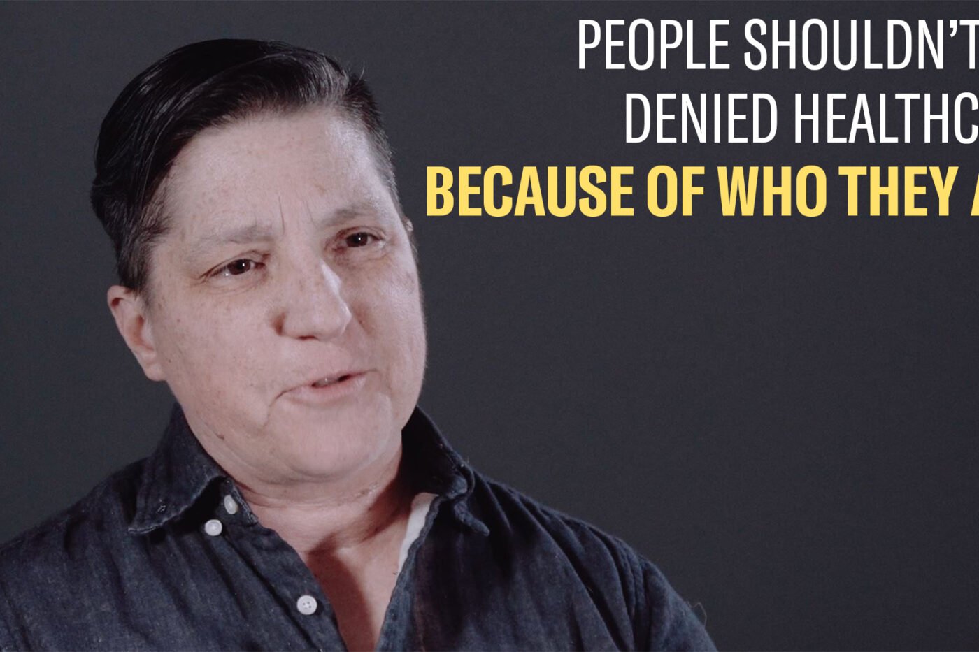 People Shouldn't Be Denied Healthcare Because of Who They Are... - ACLU ...