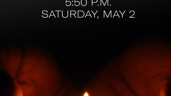 candlelight town hall 5:50 p.m. Saturday, May 2