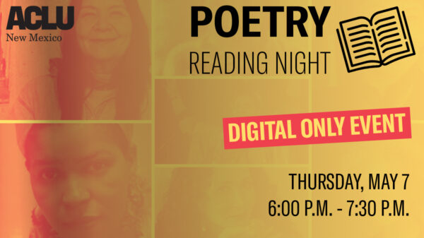 May 7 Poetry Reading