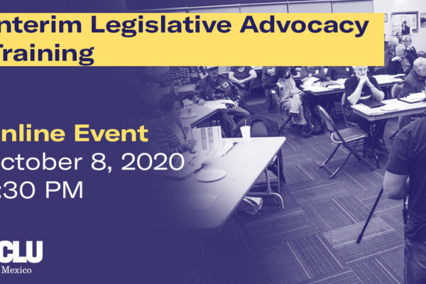 2020 Interim Legislative Advocacy Training
