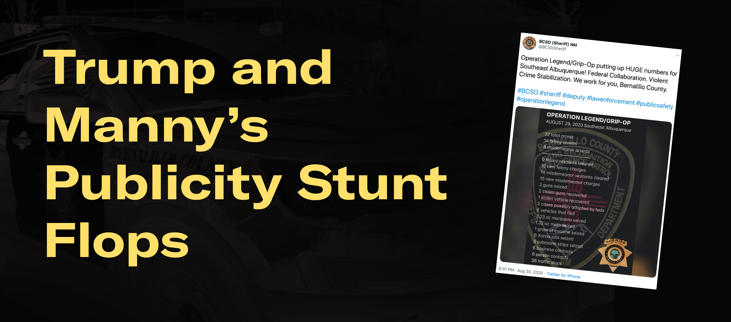 Trump and Manny's Publicity Stunt Flops