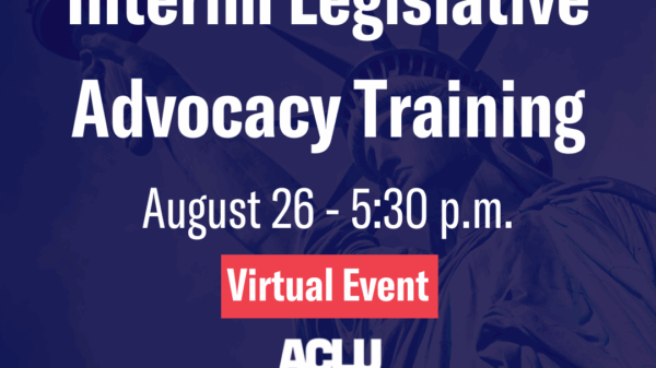 Interim Legislative Advocacy Training