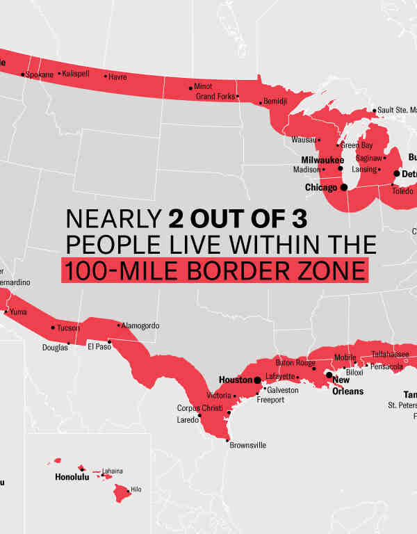 Know Your Rights in the 100 Mile Border Zone