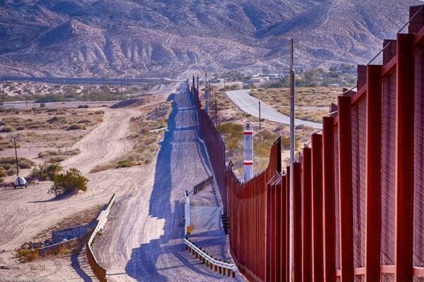 Photo of U.S.-Mexico border