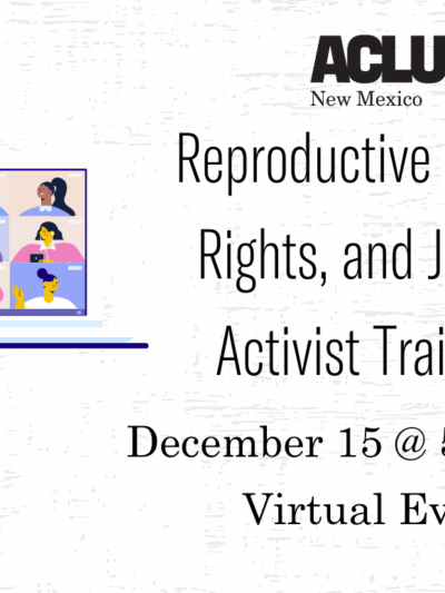 Reproductive Health, Rights, and Justice Activist Training