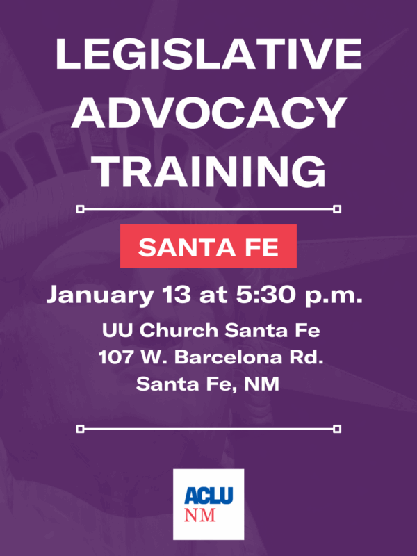 Legislative Advocacy Training Santa Fe