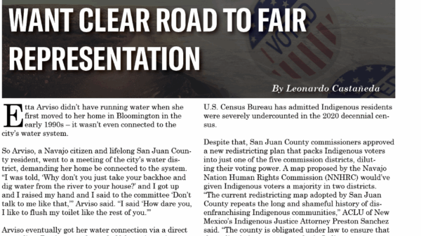 Graphic of The Torch front-page.