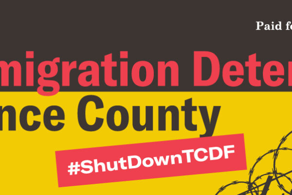 end immigration detention in Torrance County billboard