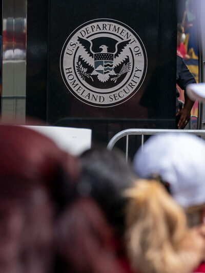 The U.S. Immigration and Customs Enforcement headquarters.