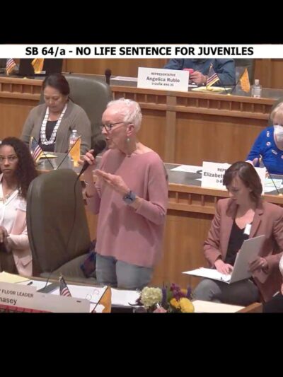 bill sponsors and advocates during the final floor debate on SB64 in the 2023 legislative session