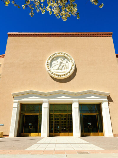 Photo of the Roundhouse in Santa Fe
