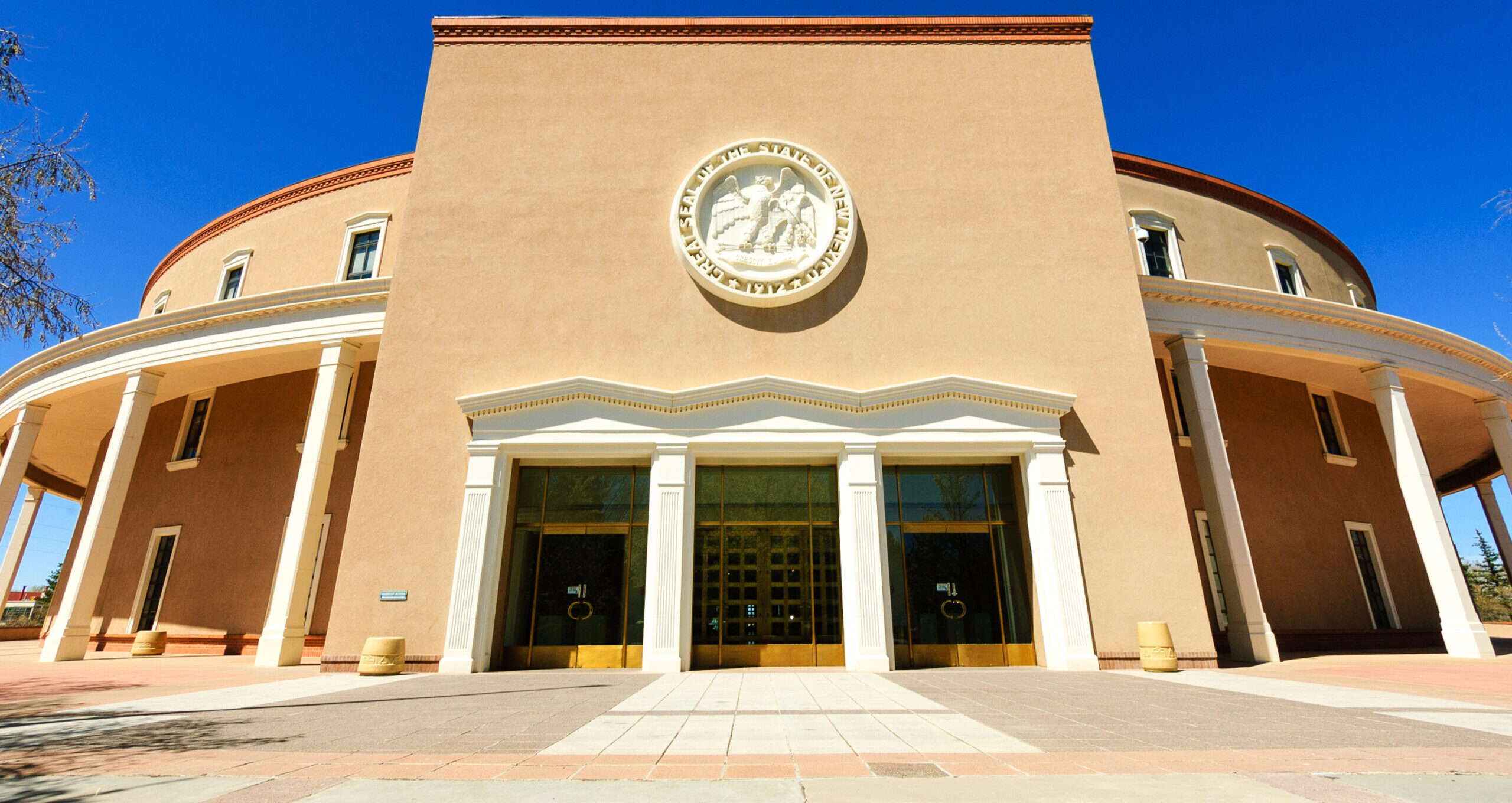 Photo of the Roundhouse in Santa Fe