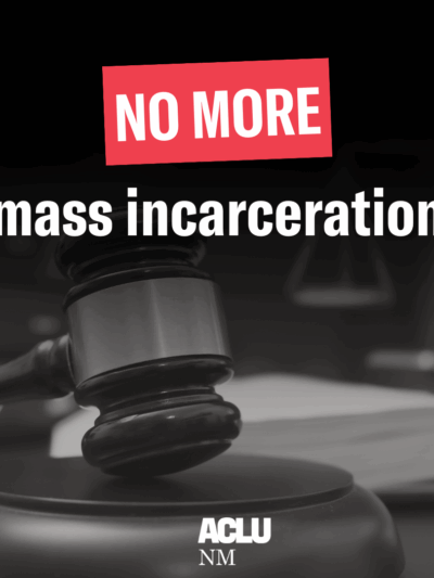 No more mass incarceration