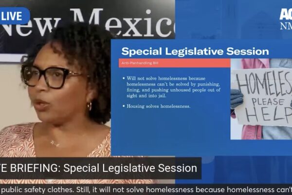 A video thumbnail showing a shot of our panelists in the live briefing.