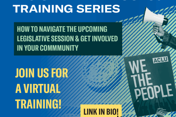Virtual Legislative Advocacy Training
