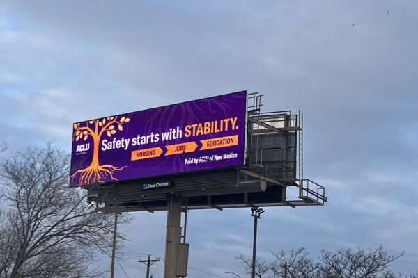 Safety starts with stability billboard.
