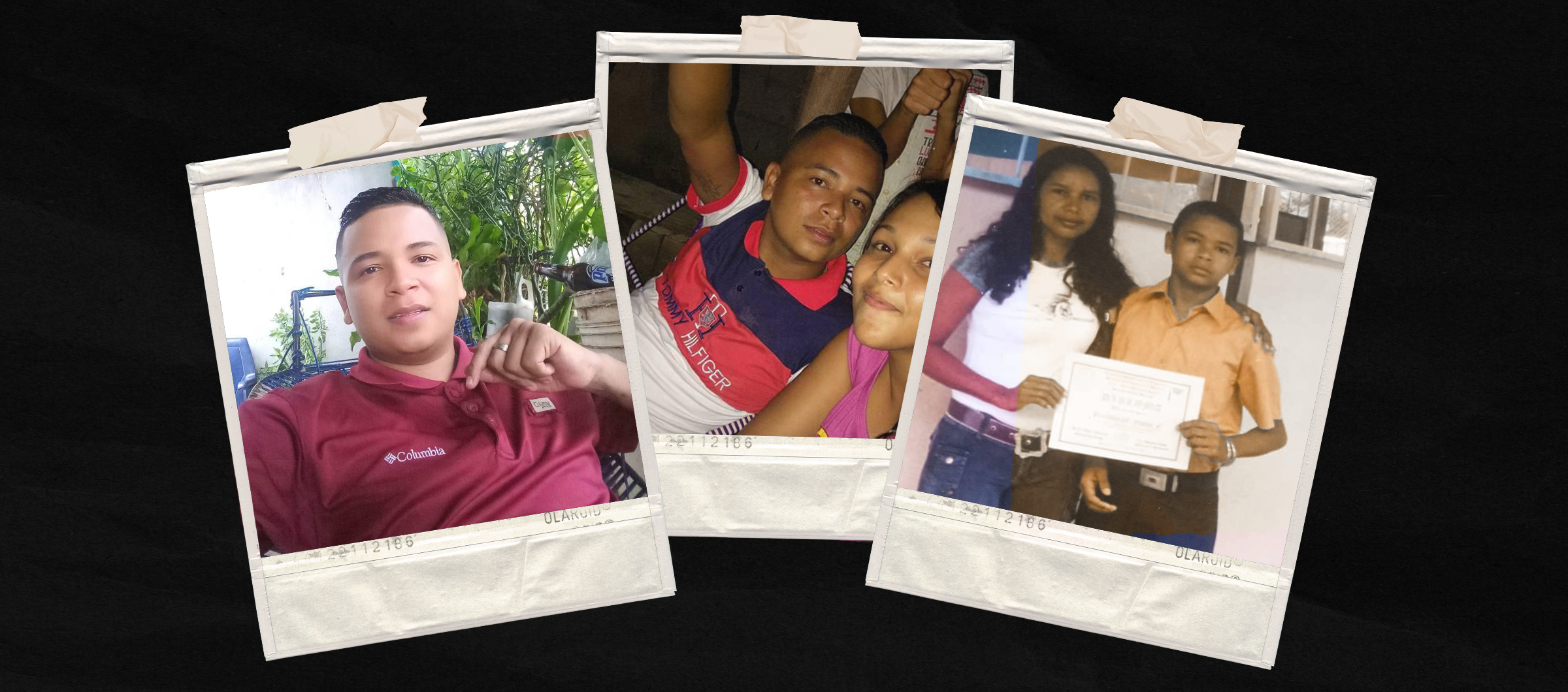 Stylized image of Yofer's personal family pictures