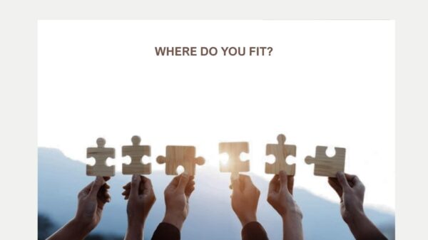 Flyer for an event titled “Walk Together in Community” with a focus on supporting neighbors under attack from ICE. The flyer includes an image of hands holding puzzle pieces up to the sky with the caption “Where do you fit?”.