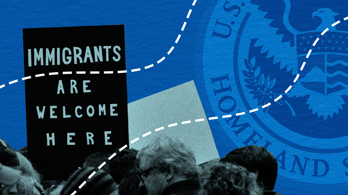 Immigrants are welcome here
