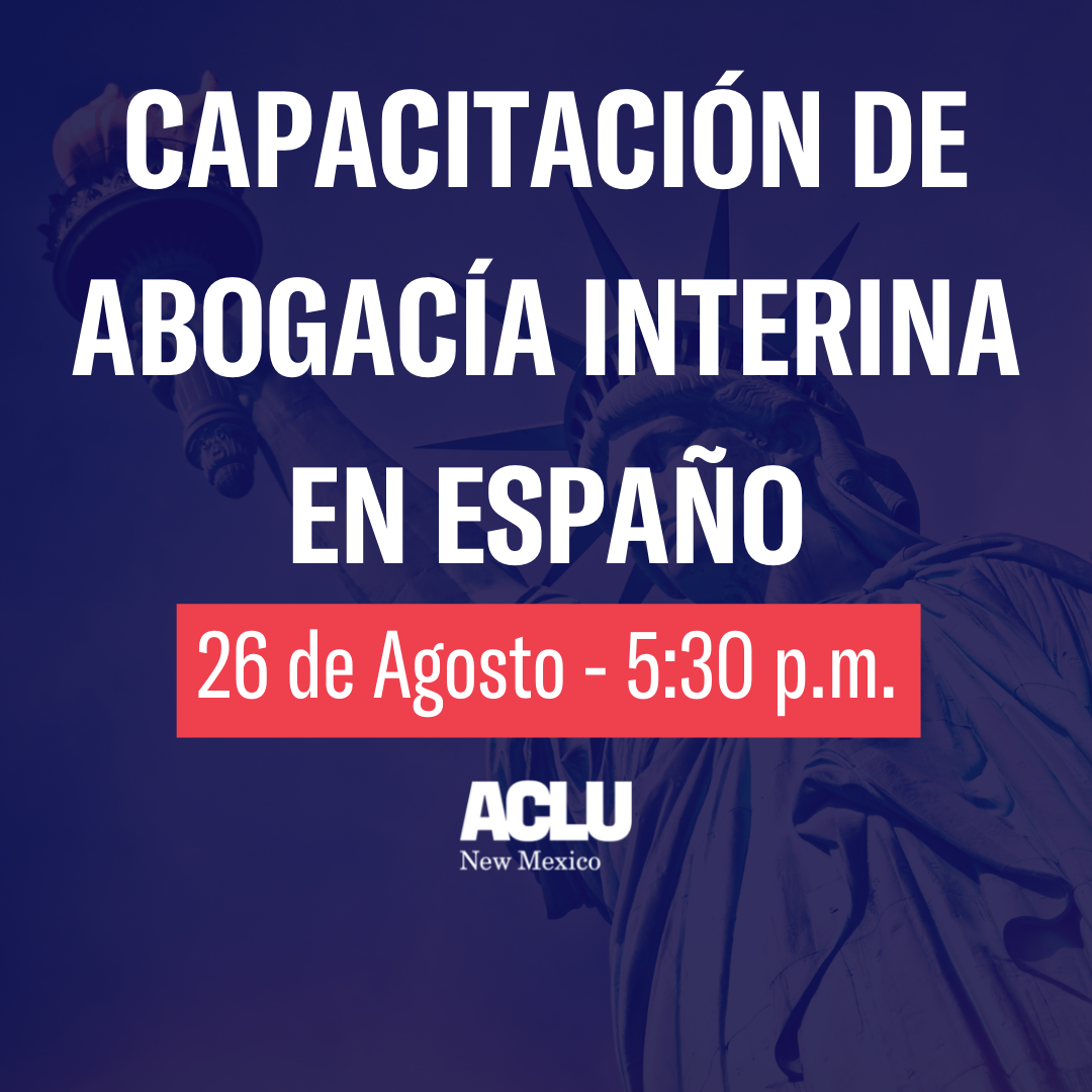 Capacitacion de abogacía interina en español - 26 de Agosto - 5:30 p.m.