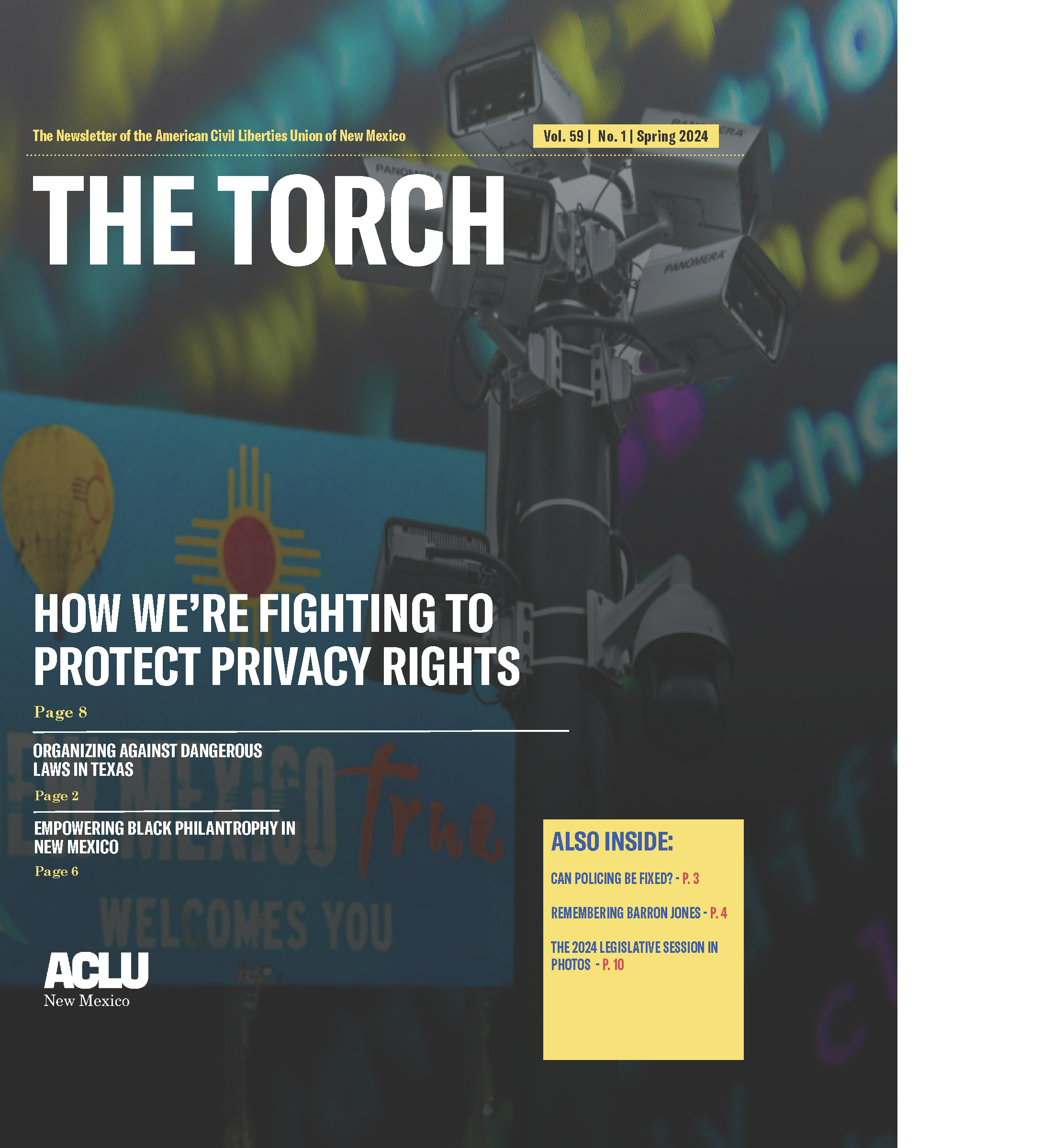 cover photo of the spring torch 2024