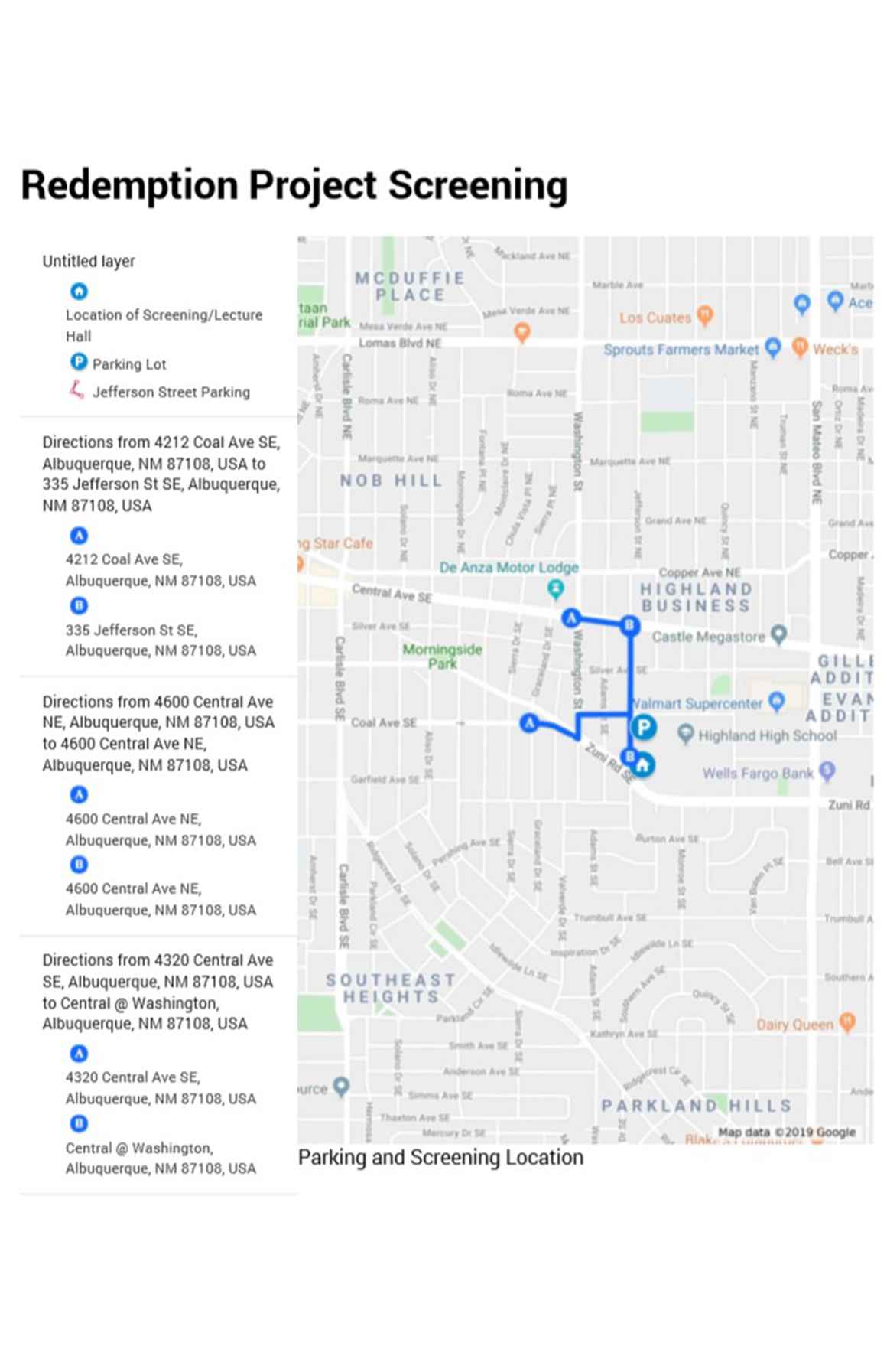 Parking Info