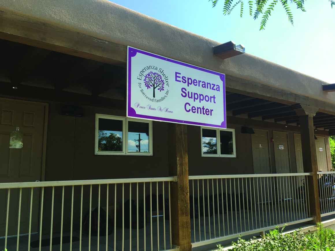 Photo: Outside of the Esperanza Support center