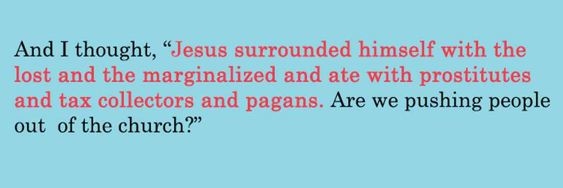 Jesus surrounded lost marginalized