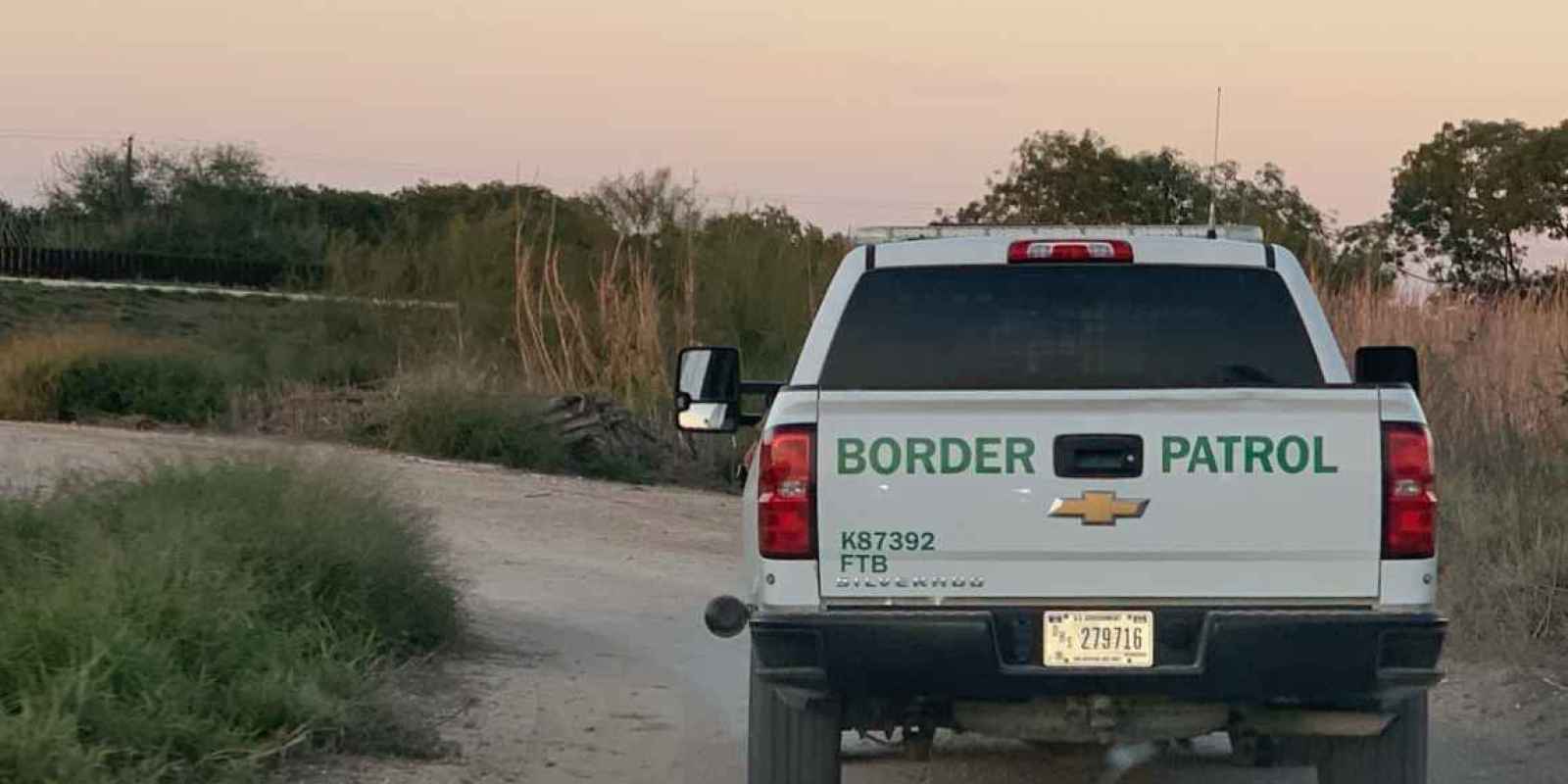 CBP pickup truck