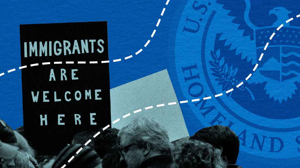 Immigrants are welcome here