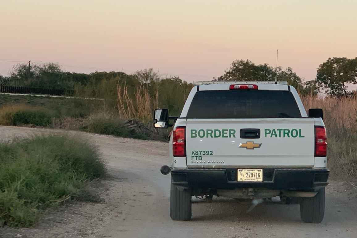 CBP pickup truck