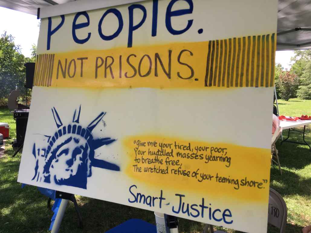 People Not Prisons Sign 