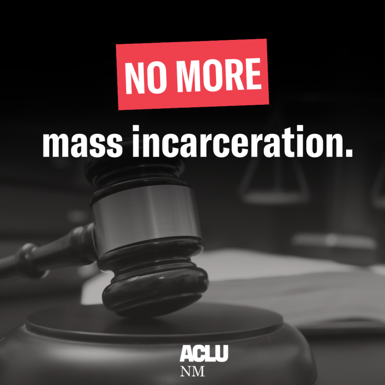 No more mass incarceration