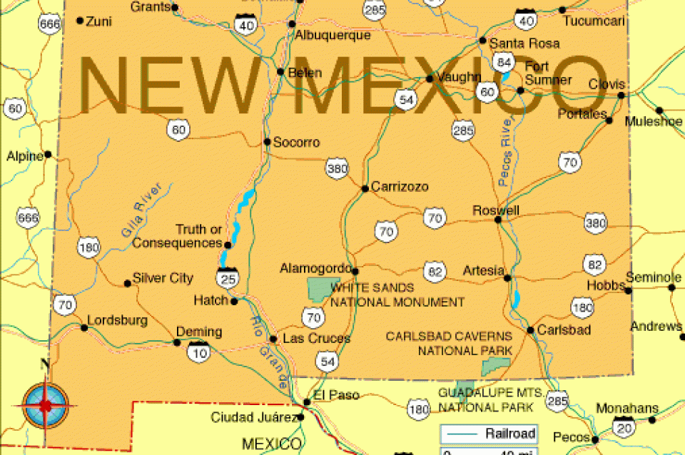 Silver City New Mexico Map Southwestern Chapter | ACLU of New Mexico