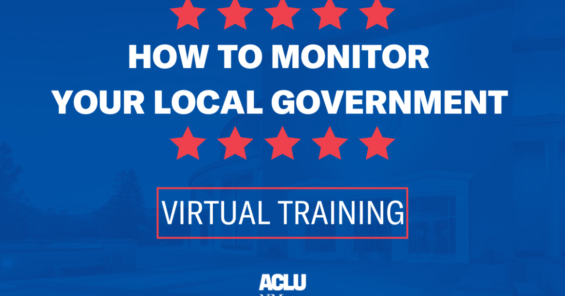 How to monitor your local government virtual training