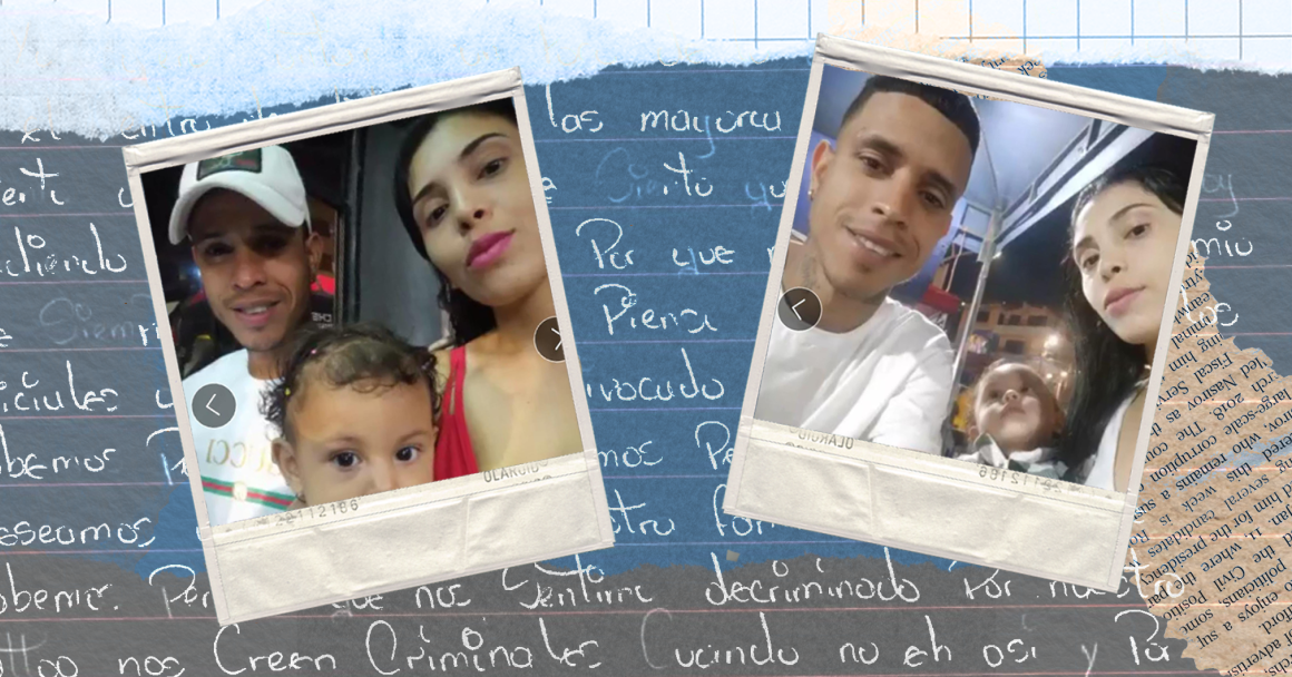 Stylized image of Leonel and his family