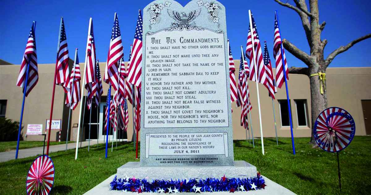 U S Supreme Court Hands Final Victory to ACLU NM in Ten Commandments