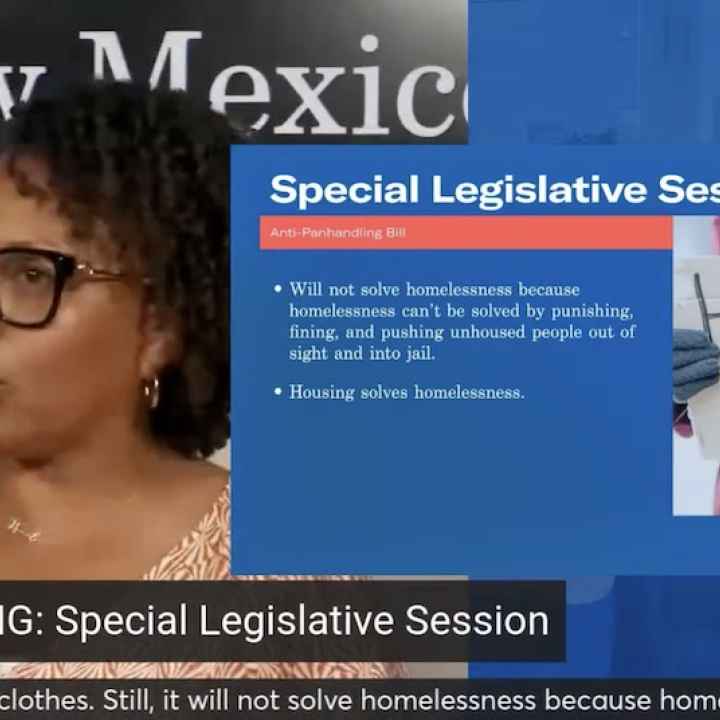 A video thumbnail showing a shot of our panelists in the live briefing.
