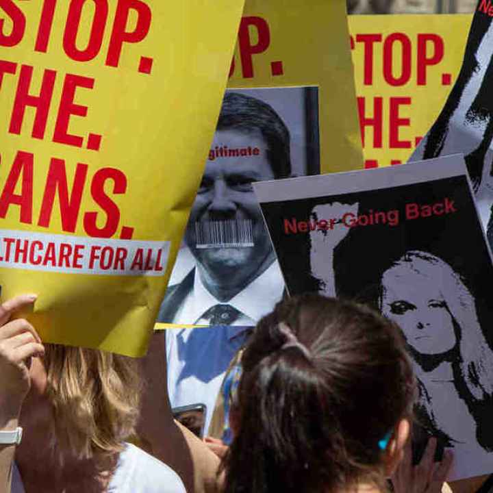 Stop the bans protest