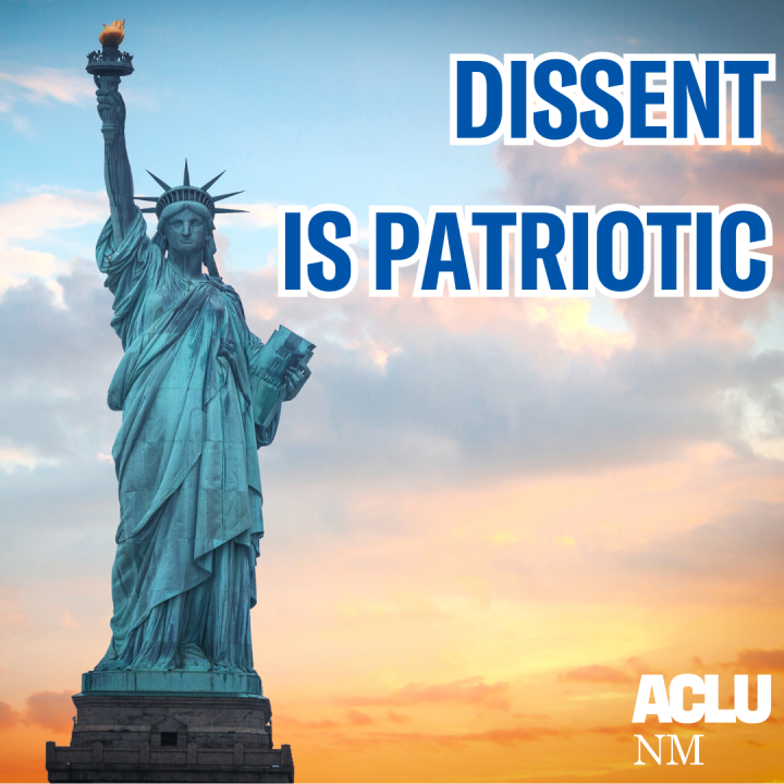 DISSENT IS PATRIotic